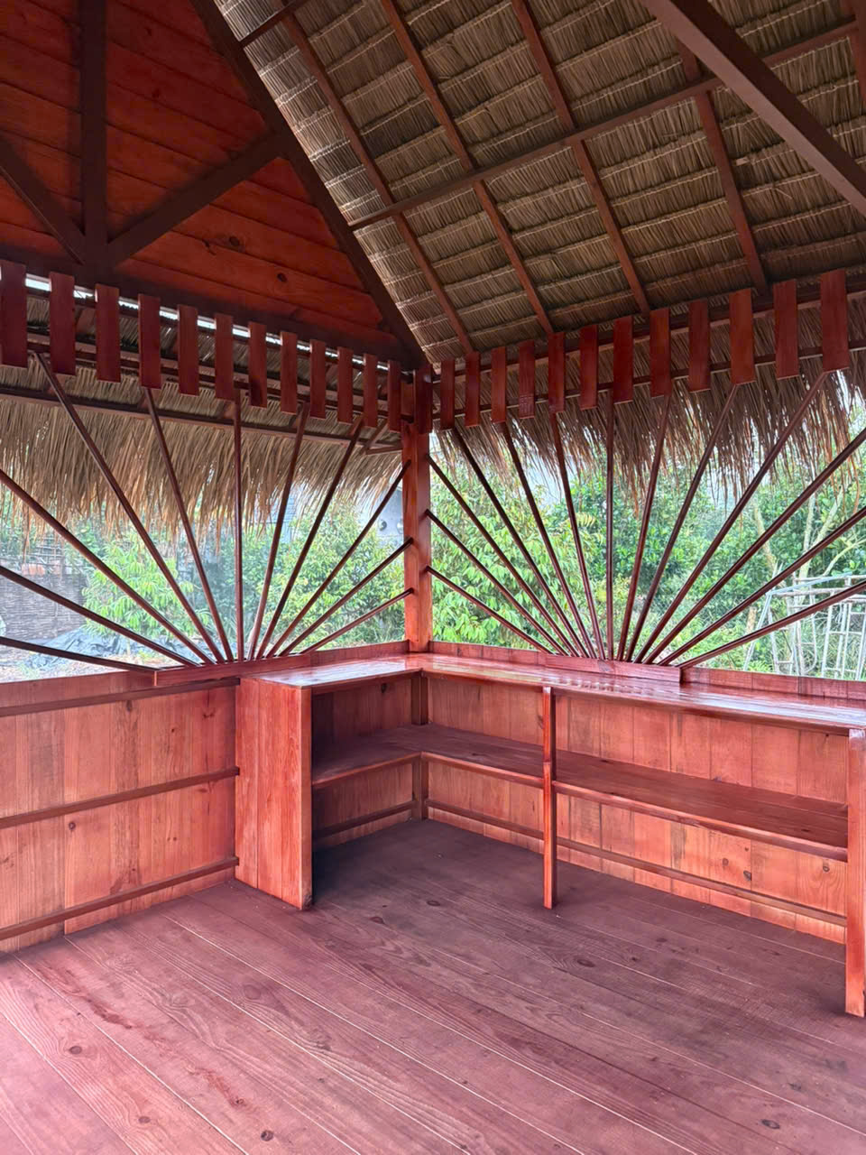 Thi công chòi lá nhà lá đẹp tiết kiệm (Phần 1)