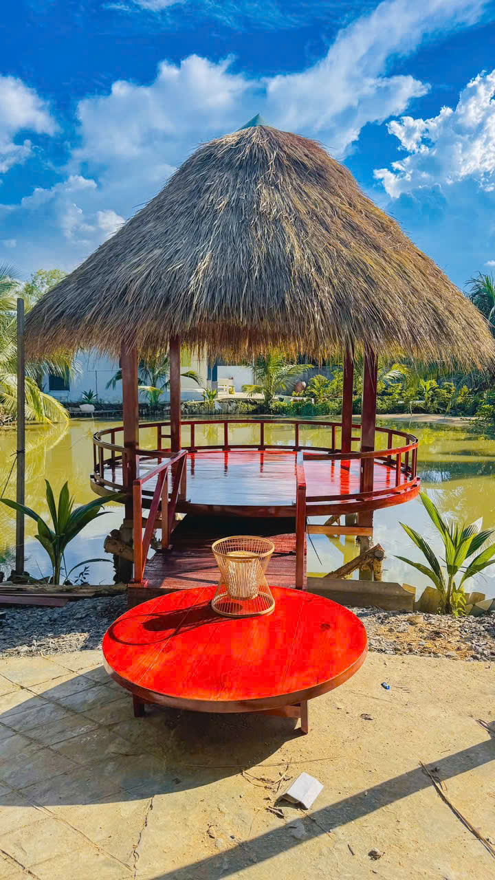 Nhận làm chòi lá nghỉ dưỡng tại Bình Dương – Thi công nhanh (Phần 2)